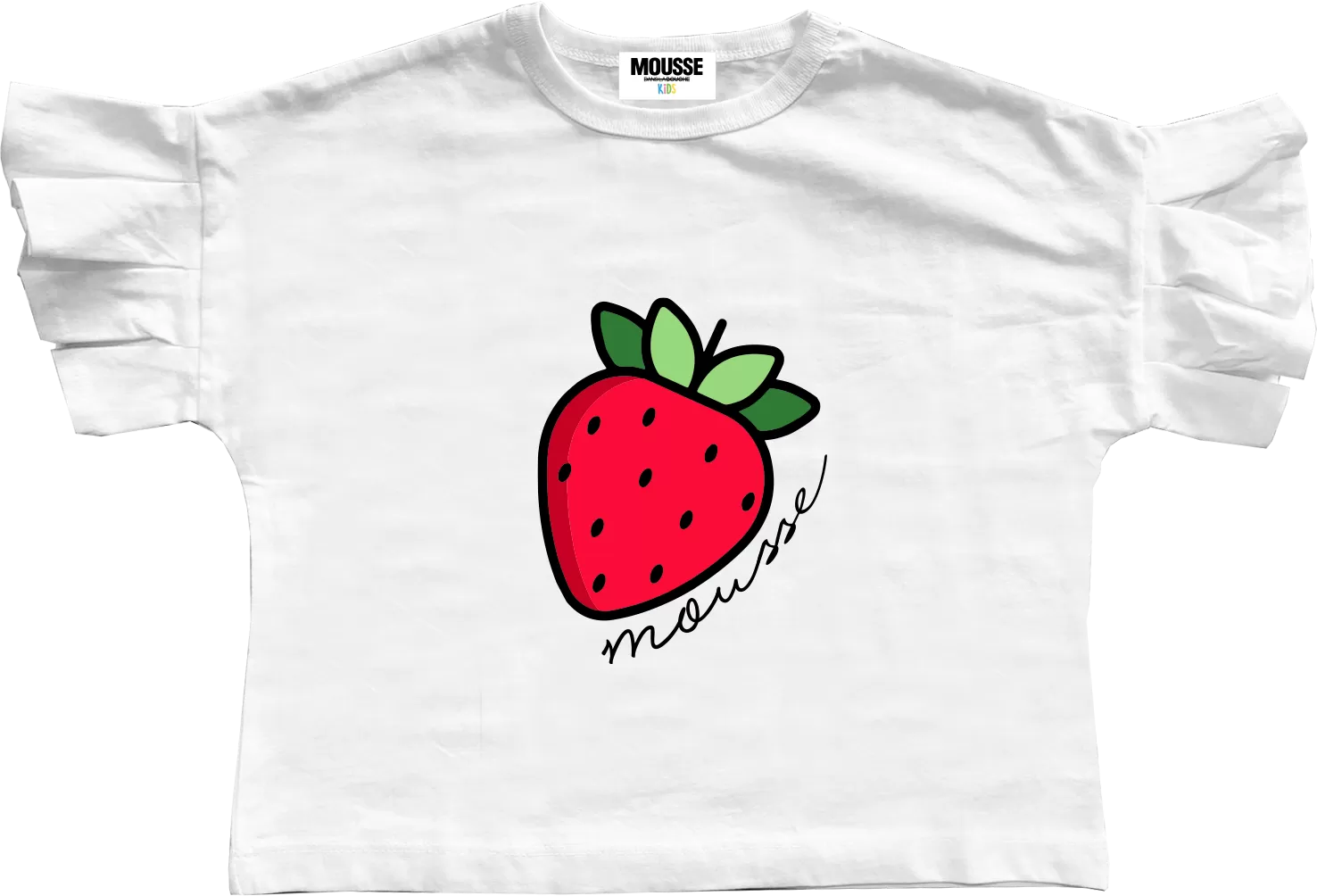 t-shirt crop leo fruit