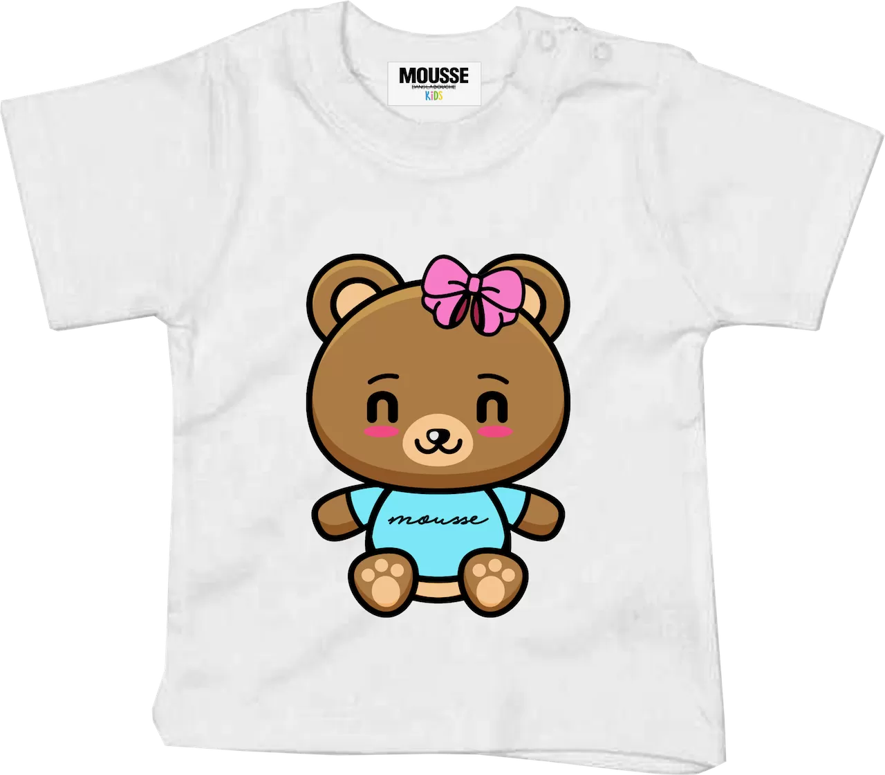 t-shirt neonata teddy cool