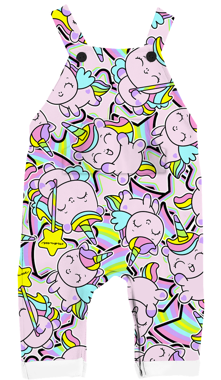 salopette neonata unicorn crew