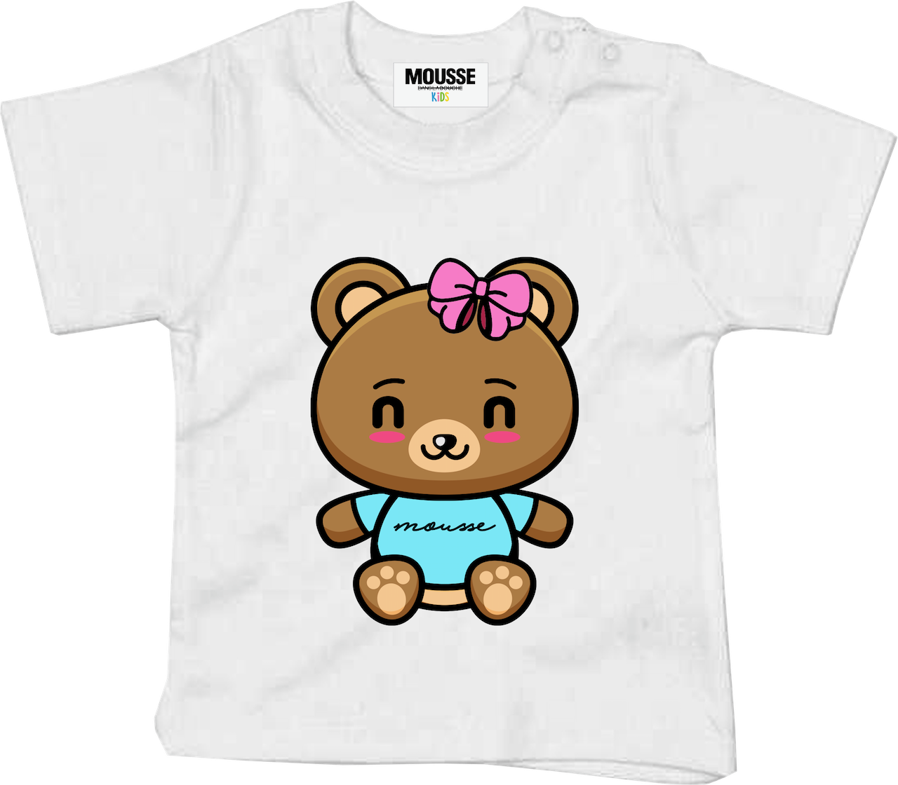 t-shirt neonata teddy cool